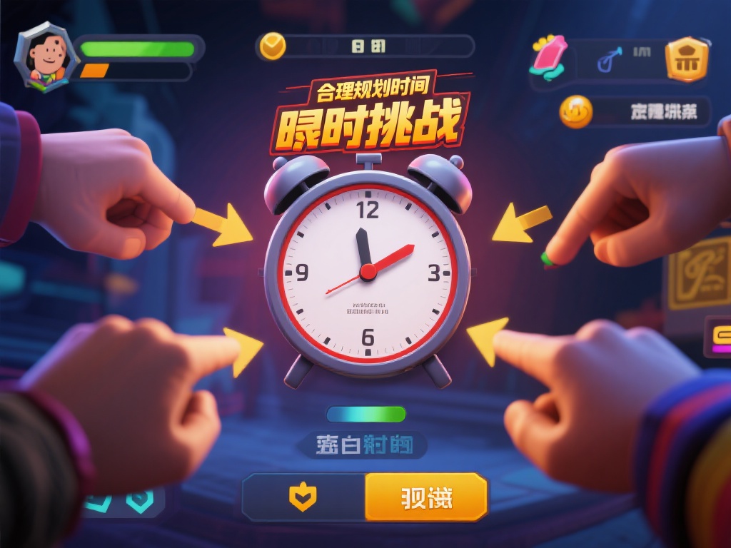 合理规划时间：很多游戏对时间管理有较高要求，特别是